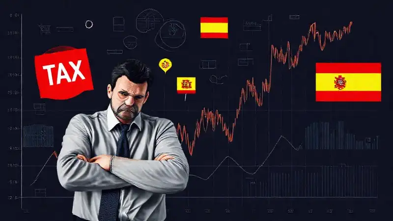 Gráfico complejo denota estrés corporativo